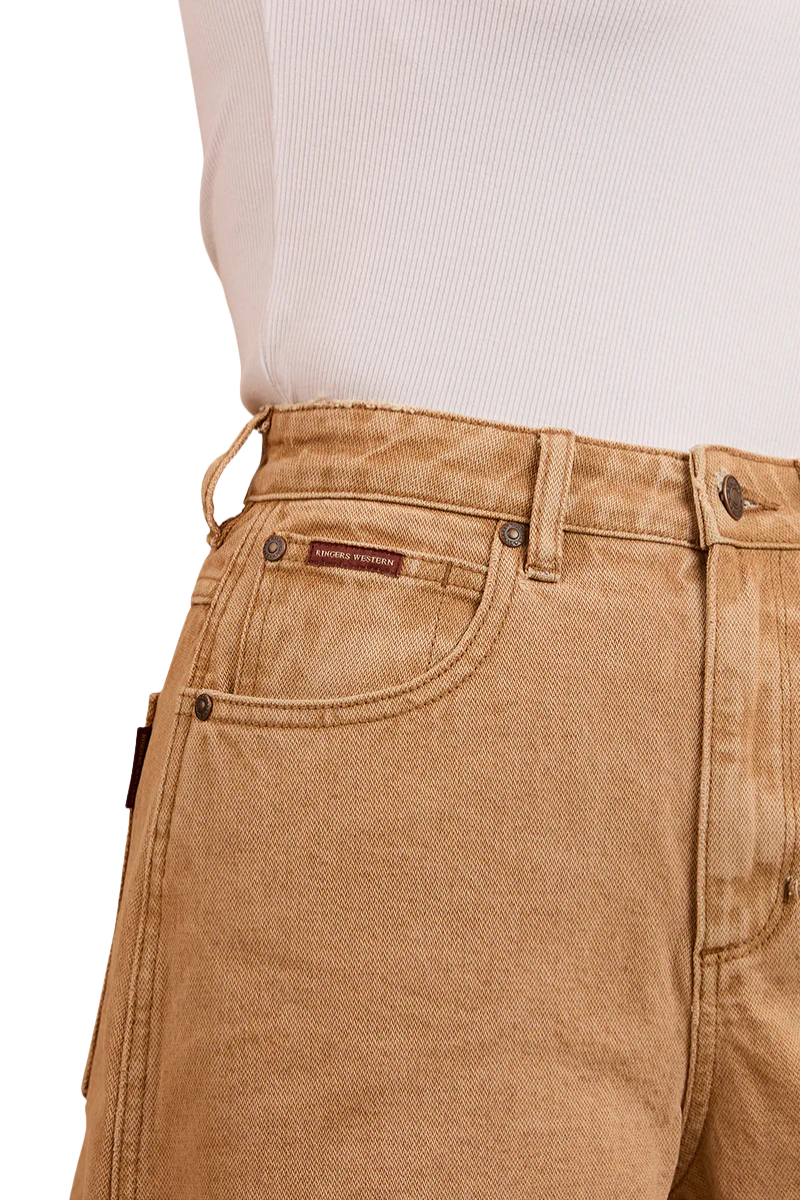 Ringers Western Womens Remy Denim Shorts (222125RW) Dark Sand [SD]
