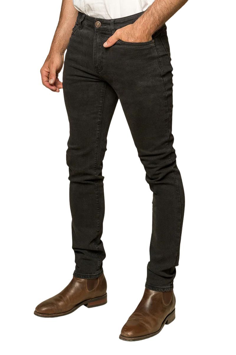 Ringers Western Mens Austin Slim Jeans (120108006) Black