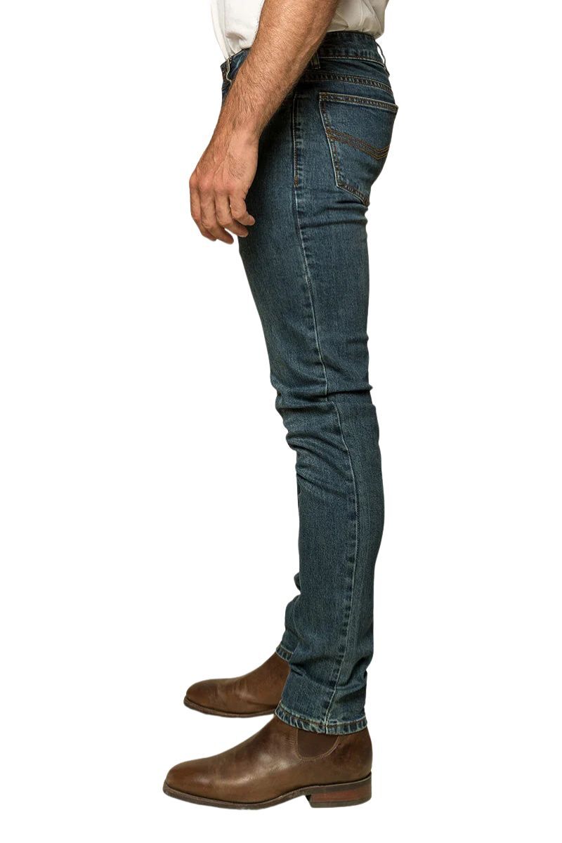 Ringers Western Mens Austin Slim Jeans (120108006) True Blue