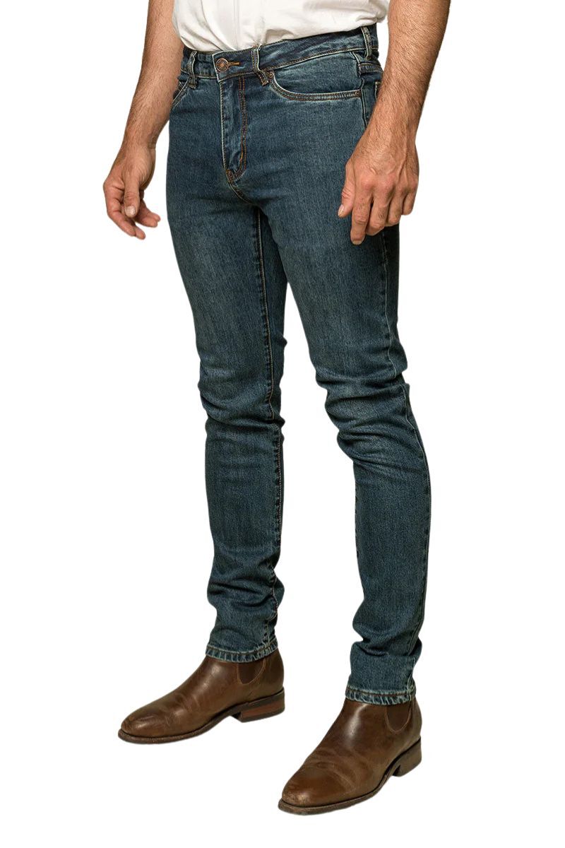 Ringers Western Mens Austin Slim Jeans (120108006) True Blue