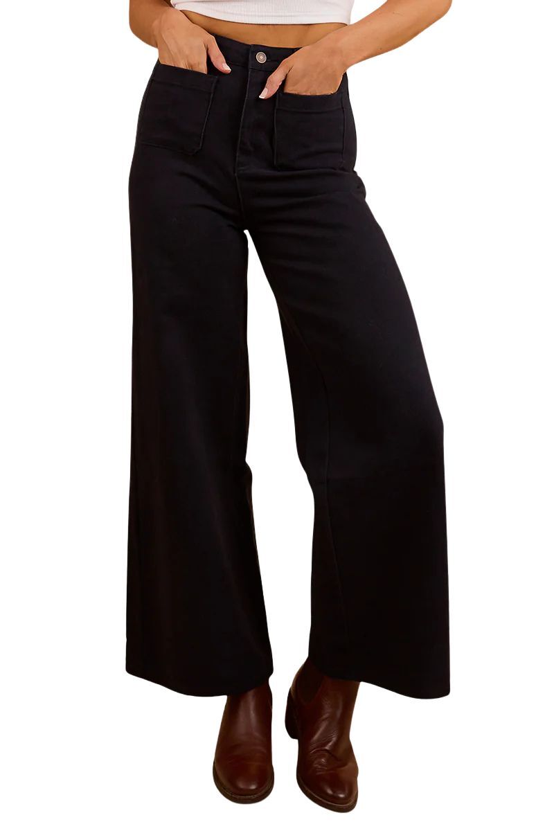 Ringers Western Womens Milani Wide Leg Pants (224029RW) Navy