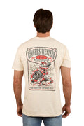 Ringers Western Mens Bars Best Mans S/S Tee (124076RW) Off White
