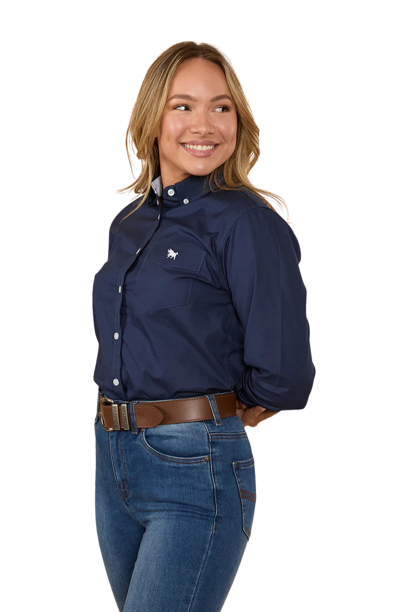 Ringers Western Womens Hope L/S Dress Shirt (223019RW) Navy [SD]