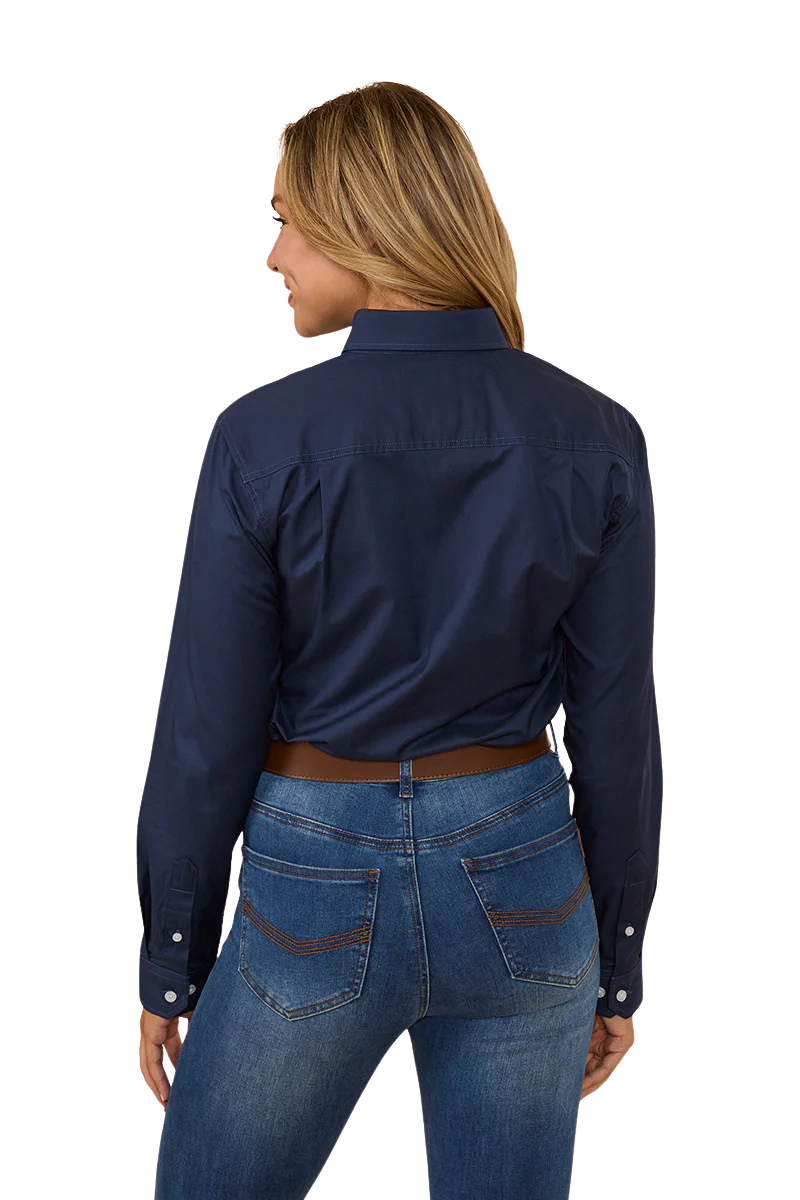 Ringers Western Womens Hope L/S Dress Shirt (223019RW) Navy [SD]