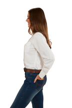 Ringers Western Womens Hope L/S Dress Shirt (223019RW) White [SD]