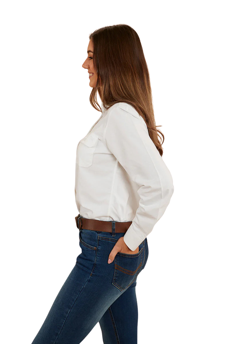 Ringers Western Womens Hope L/S Dress Shirt (223019RW) White [SD]