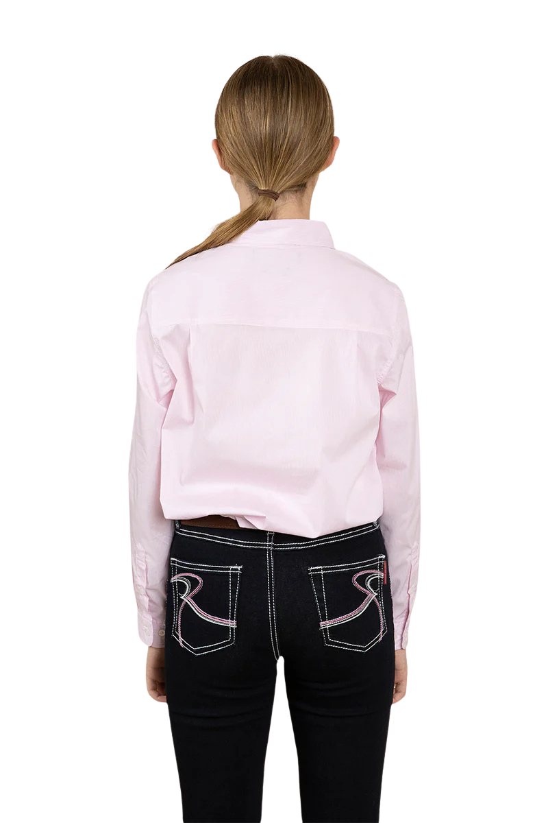 Ringers Western Childrens Faith L/S Dress Shirt (321049RW) Pink [SD]