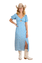 Ringers Western Womens Evelyn Midi Dress (223064RW) Blue [SD]