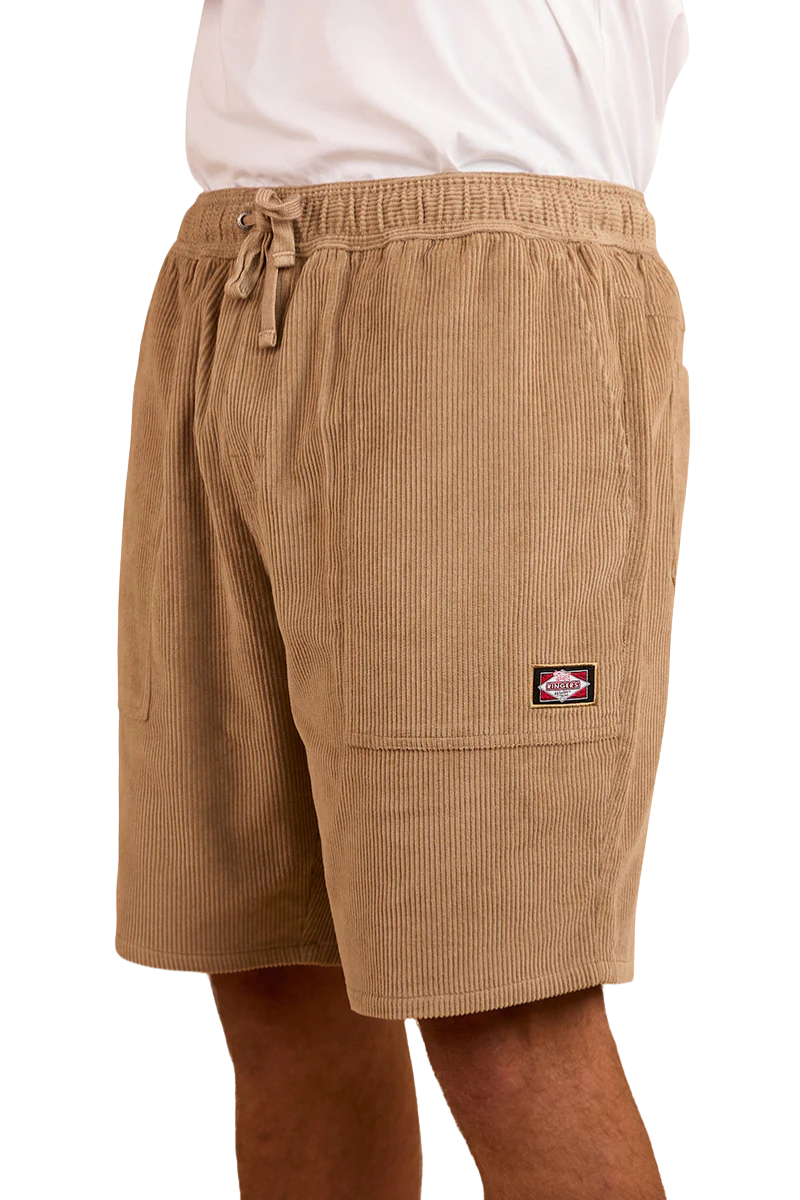 Ringers Western Mens Countryside Corduroy Walk Shorts (124065RW) Dark Sand