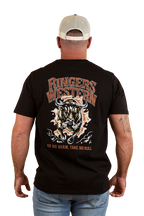 Ringers Western Mens Do No Harm Take No Bull Loose Fit S/S Tee (124067RW) Black