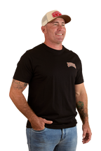 Ringers Western Mens Do No Harm Take No Bull Loose Fit S/S Tee (124067RW) Black