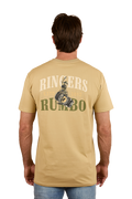 Ringers Western Mens Aint My First Rumbo Stock Fit S/S Tee (124096RW) Pale Olive
