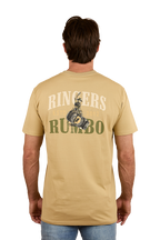 Ringers Western Mens Aint My First Rumbo Stock Fit S/S Tee (124096RW) Pale Olive