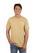 Ringers Western Mens Aint My First Rumbo Stock Fit S/S Tee (124096RW) Pale Olive