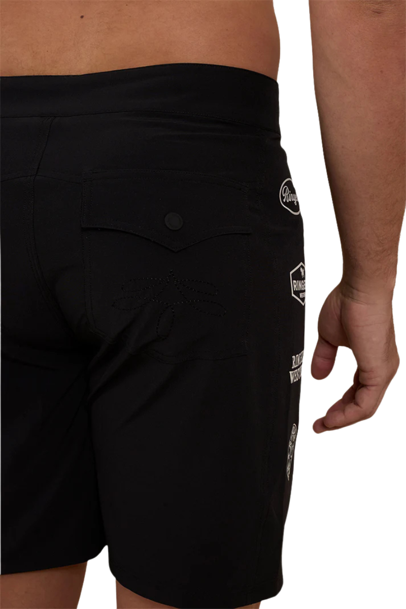 Ringers Western Mens Griffith Swim Shorts (123101RW) Black [SD]