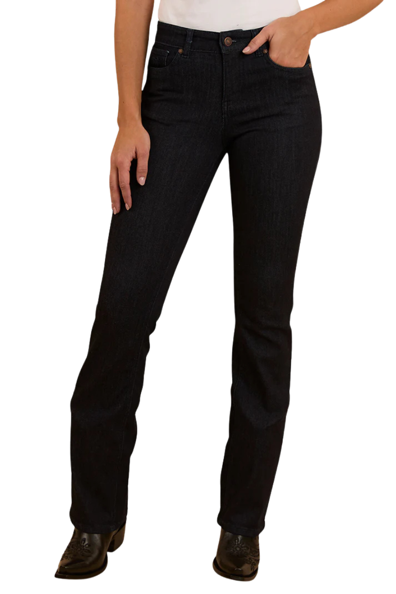 Ringers Western Womens Athena Bootleg Jeans (224034RW) Raw Denim