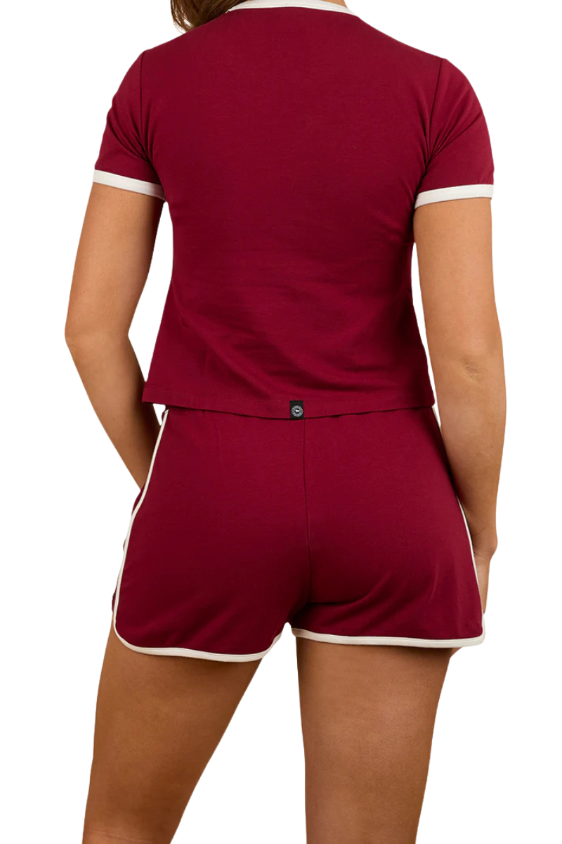 Ringers Western Womens Lolita Shorts (225072RW) Burgundy