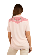 Ringers Western Womens Country Rose S/S Shirt (224082RW) Dusty Rose