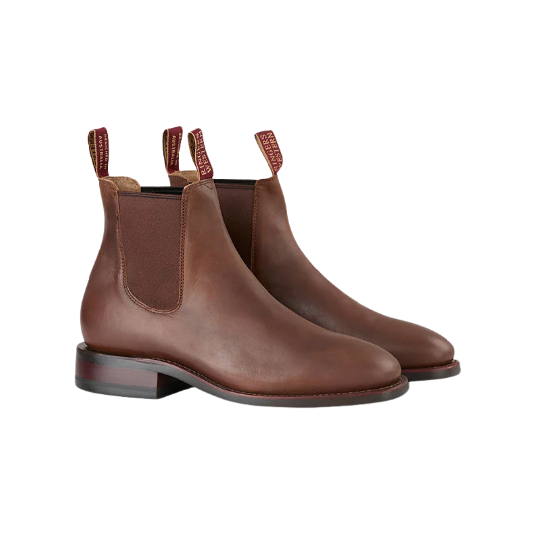 Ringers Western Mens Kununurra Dress Boots (125074RW) Burnt Brown