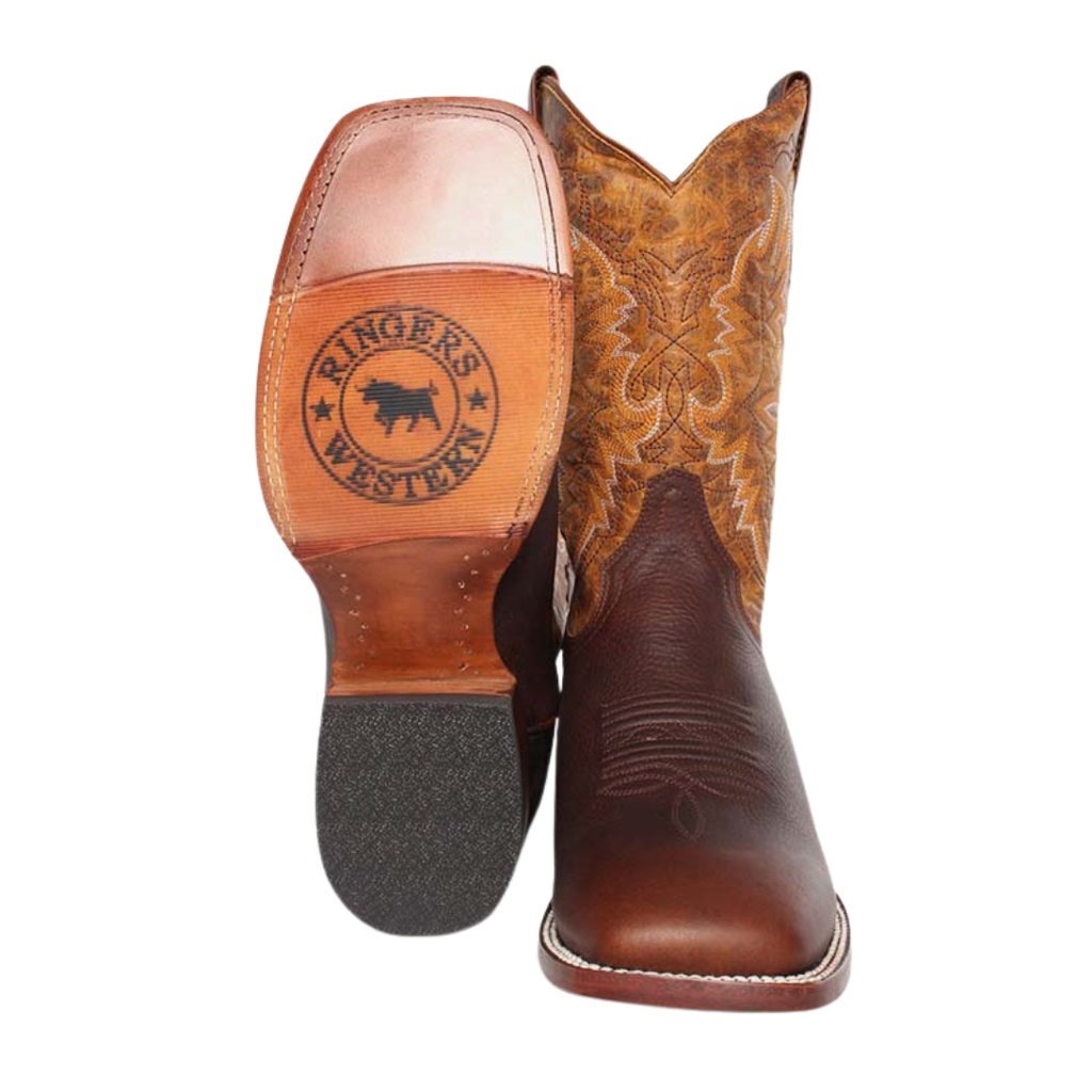 Ringers Western Mens Longreach Western Boots (519250101) Tan