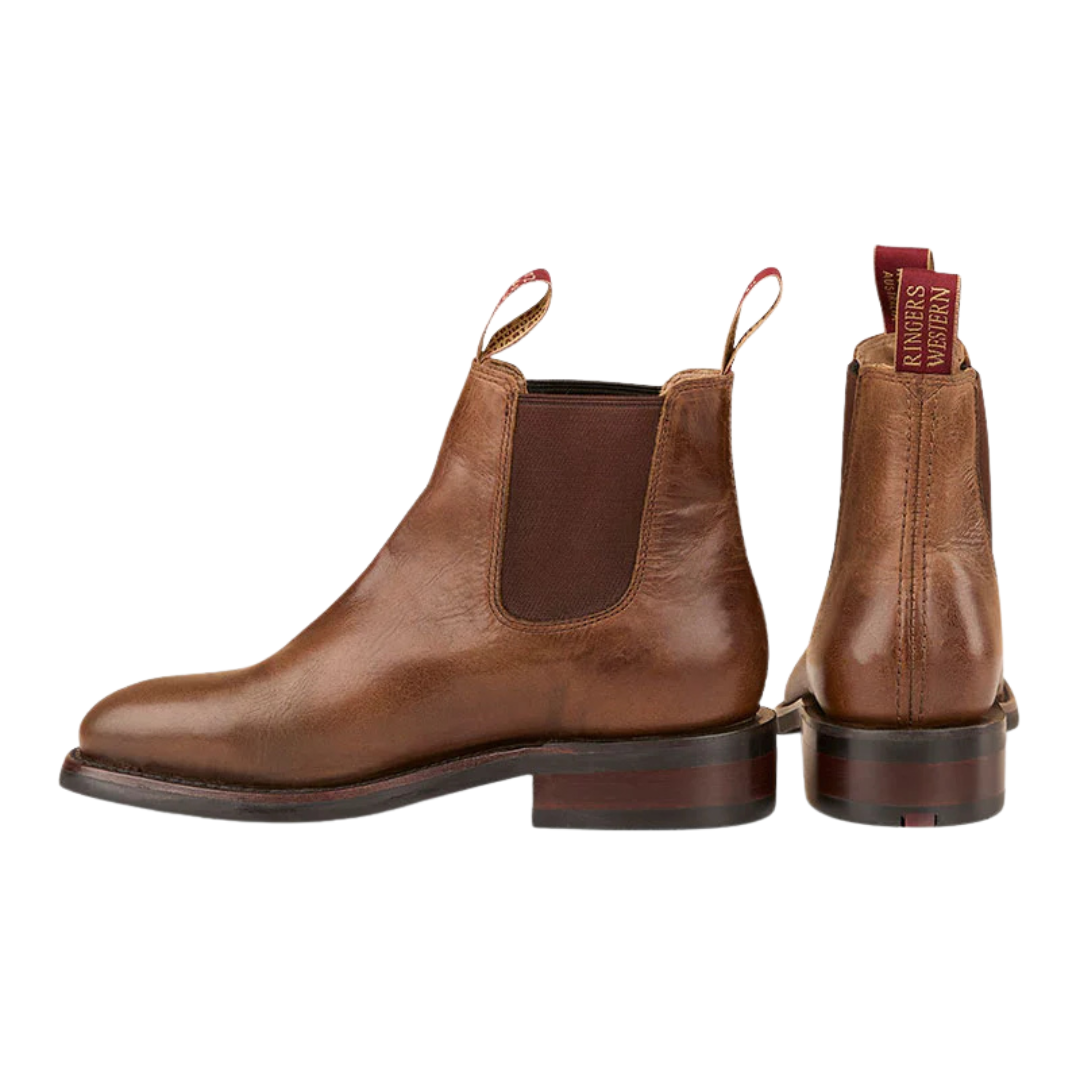 Ringers Western Womens Kununurra Dress Boots (225089RW) Burnt Brown