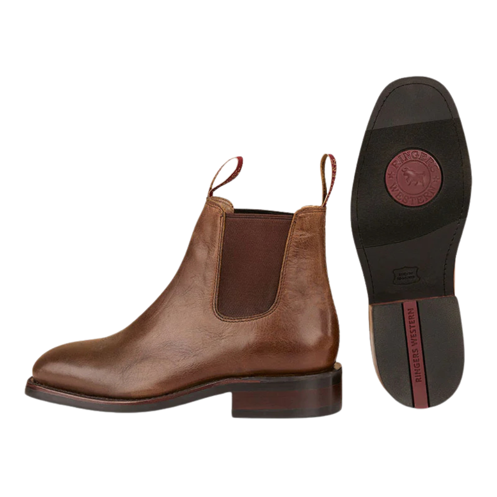 Ringers Western Womens Kununurra Dress Boots (225089RW) Burnt Brown