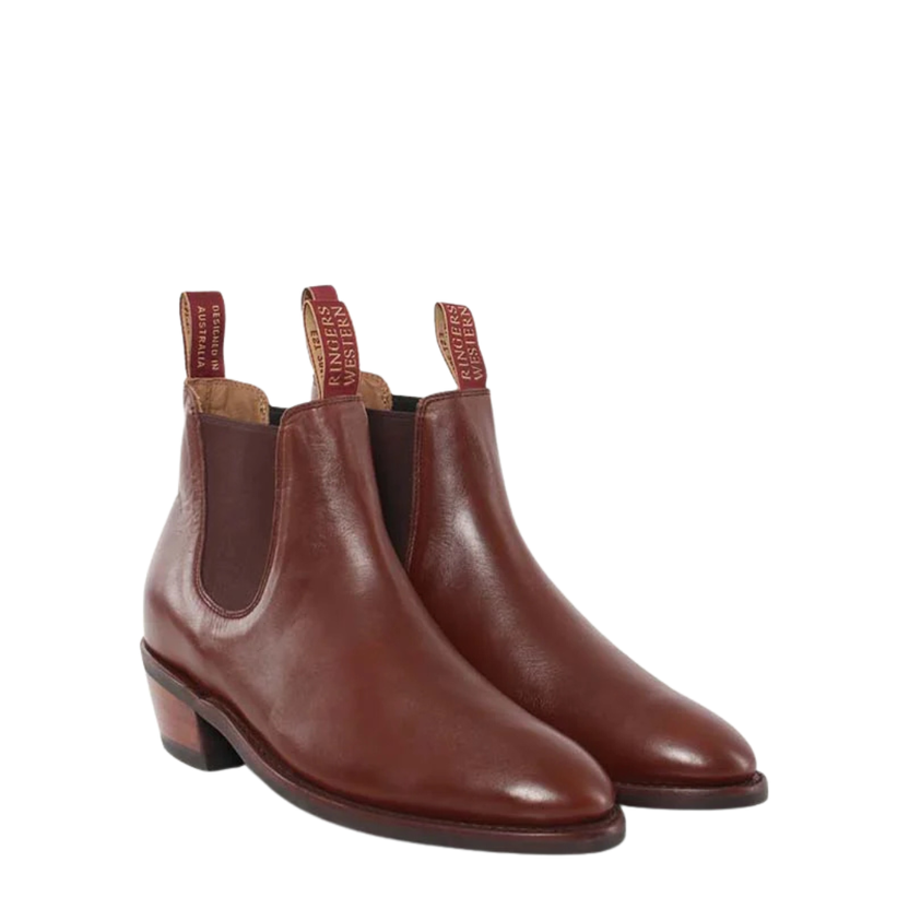 Ringers Western Womens Filly Classic Boots (519250005) Chestnut