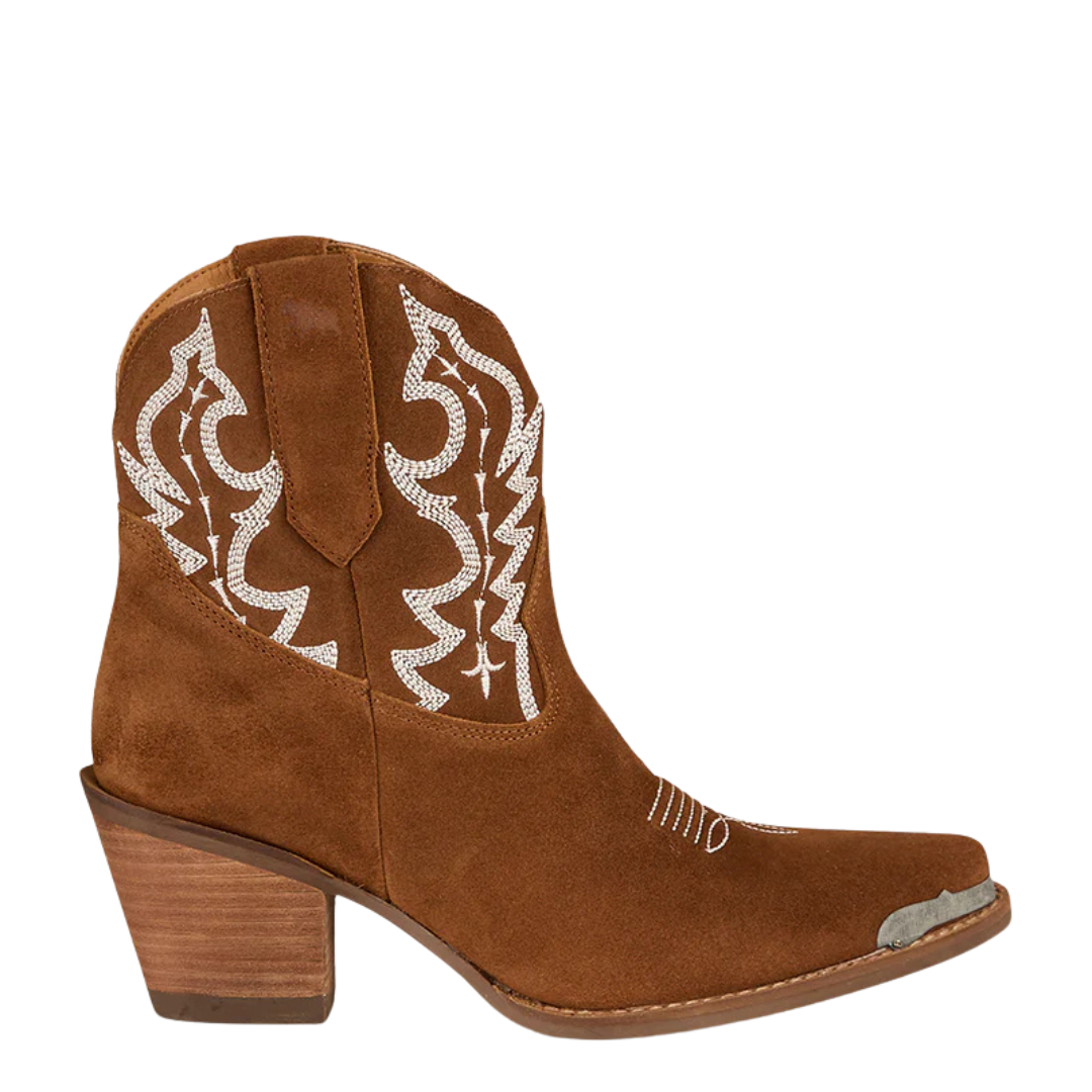 Ringers Western Womens Catalina Western Boots (725005RW) Tan Suede