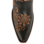 Ringers Western Womens Olivia Cuban Heel Western Boots (519250116) Black/Stone
