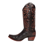 Ringers Western Womens Olivia Cuban Heel Western Boots (519250116) Coffee