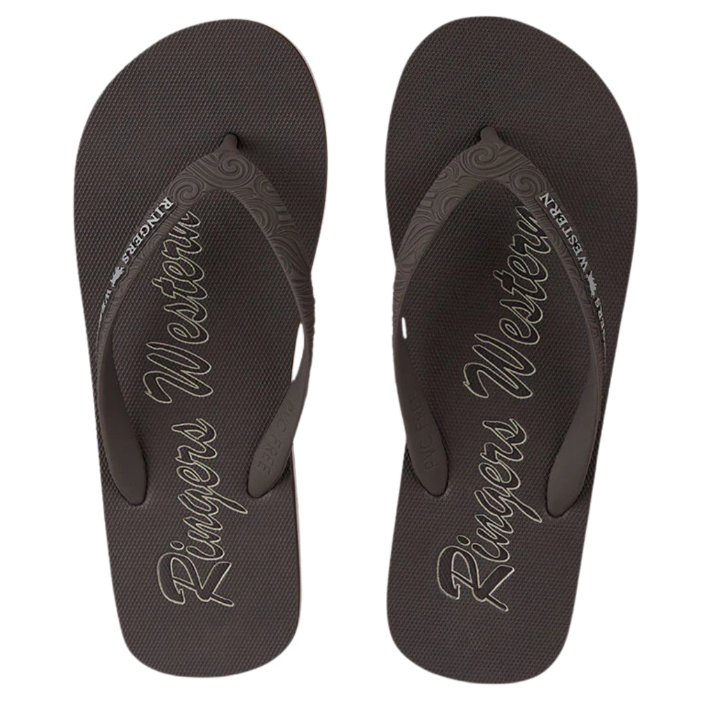 Ringers Western Unisex Combi Thongs (125086RW) Black/Grey