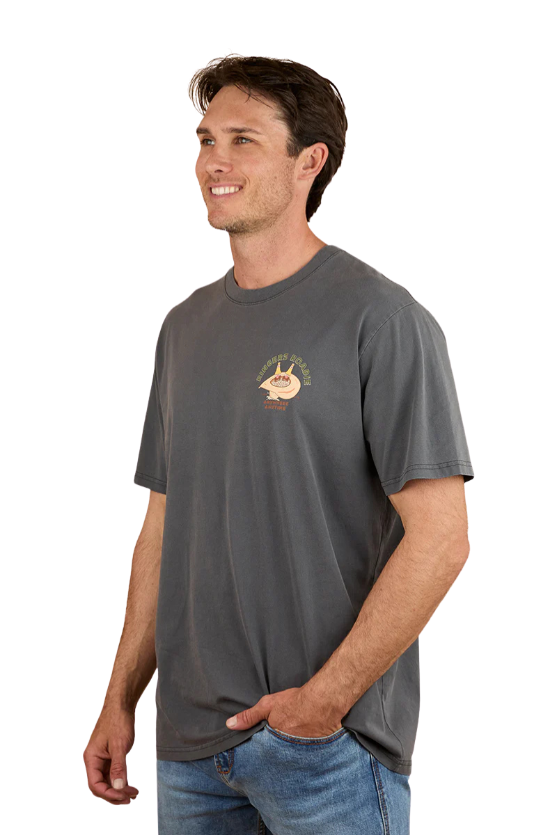 Ringers Western Mens Ringers Roadie Loose Fit S/S Tee (125003RW) Washed Black