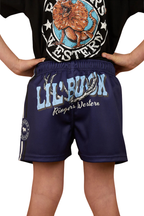 Ringers Western Childrens Lil Buck Footy Shorts (325019RW) Navy