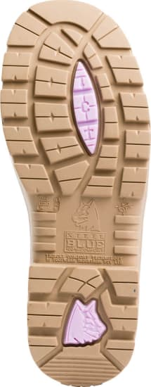 Steel Blue Womens Southern Cross Zip Safety Boots (512761) Pink