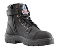 Steel Blue Mens Argyle Zip Scuff Boots (312652) Black