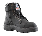 Steel Blue Mens Argyle Zip Scuff Boots (312652) Black