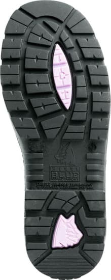 Steel Blue Womens Parkes Zip Safety Boots (512758) Black