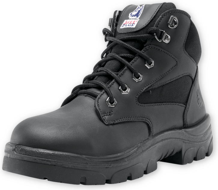 Steel Blue Womens Parkes Zip Safety Boots (512758) Black