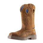 Steel Blue Mens Blue Heeler Soft Square Toe Western Boots (810945) Distressed Brown