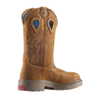 Steel Blue Mens Blue Heeler Soft Square Toe Western Boots (810945) Distressed Brown