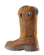 Steel Blue Mens Blue Heeler Soft Square Toe Western Boots (810945) Distressed Brown