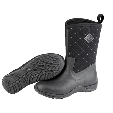 Muck Boots Womens Arctic Weekend Boots (MAWQ000) Black Quilt