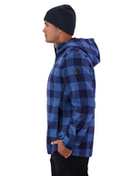 Swanndri Mens Hudson Hoodie (SW17435M) Oceanview/Navy Check