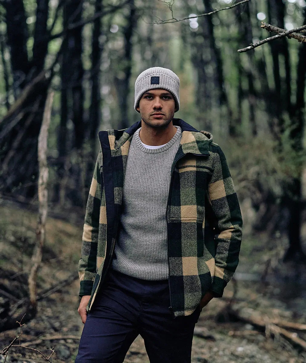Swanndri Mens Hudson Hoodie (SW17435M) Yellowstone Check