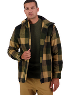 Swanndri Mens Hudson Hoodie (SW17435M) Yellowstone Check