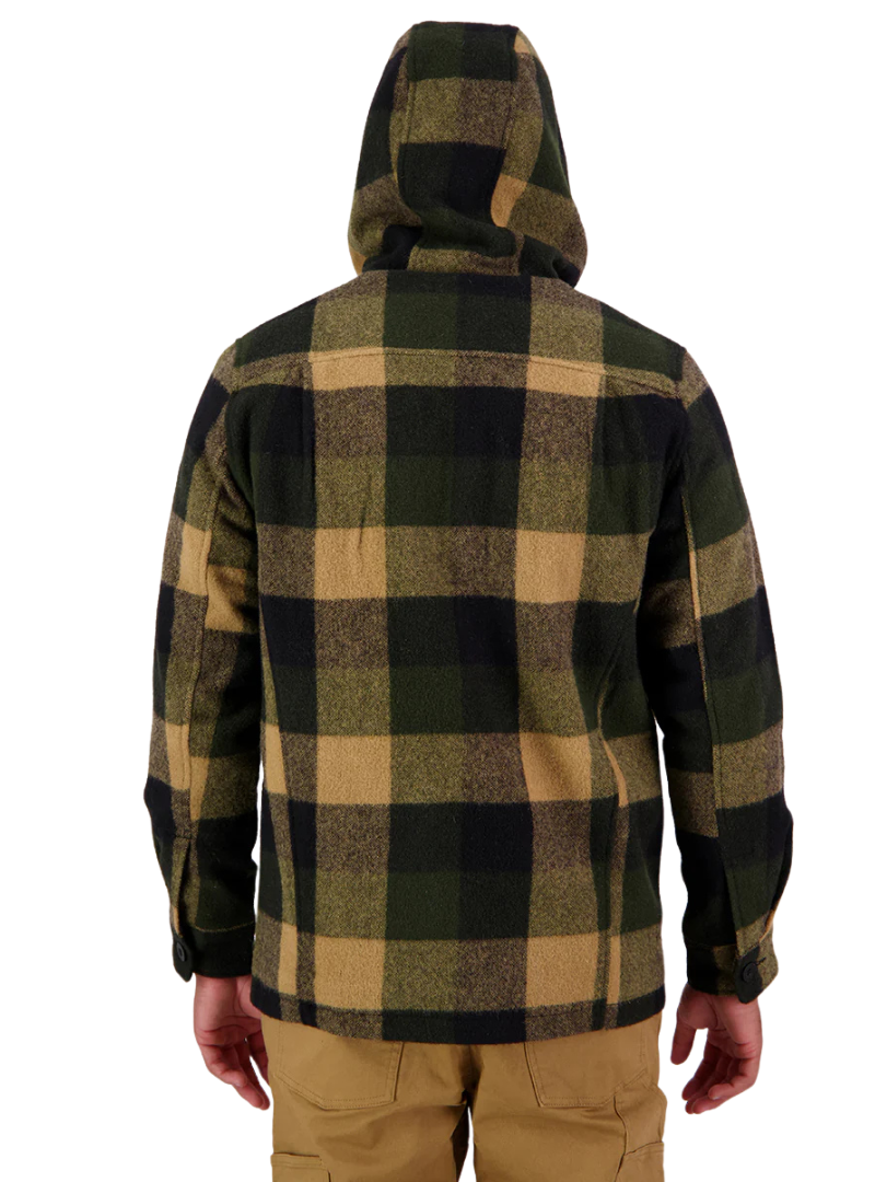 Swanndri Mens Hudson Hoodie (SW17435M) Yellowstone Check