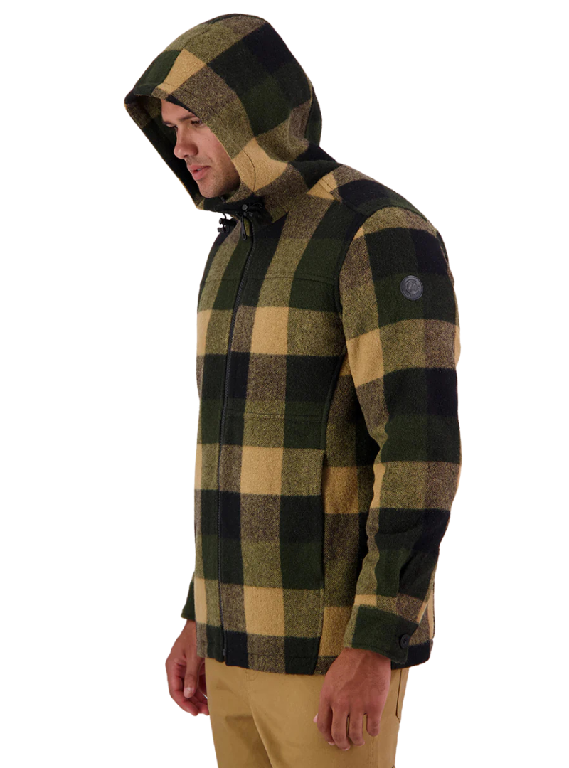 Swanndri Mens Hudson Hoodie (SW17435M) Yellowstone Check