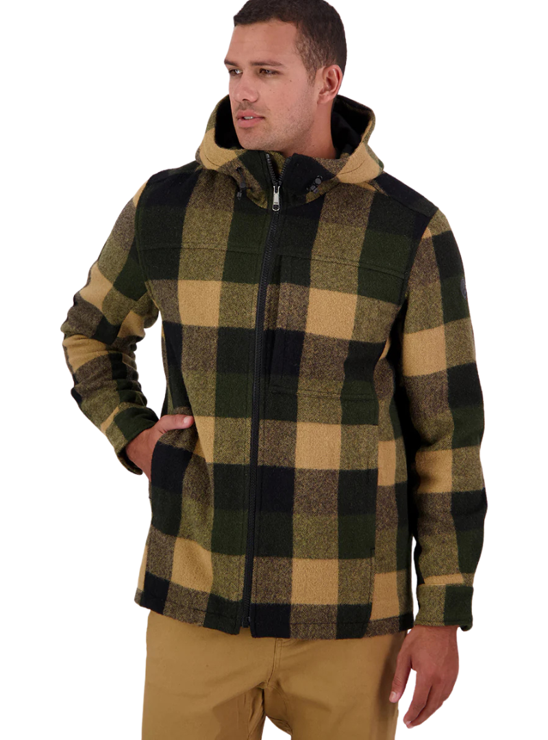 Swanndri Mens Hudson Hoodie (SW17435M) Yellowstone Check