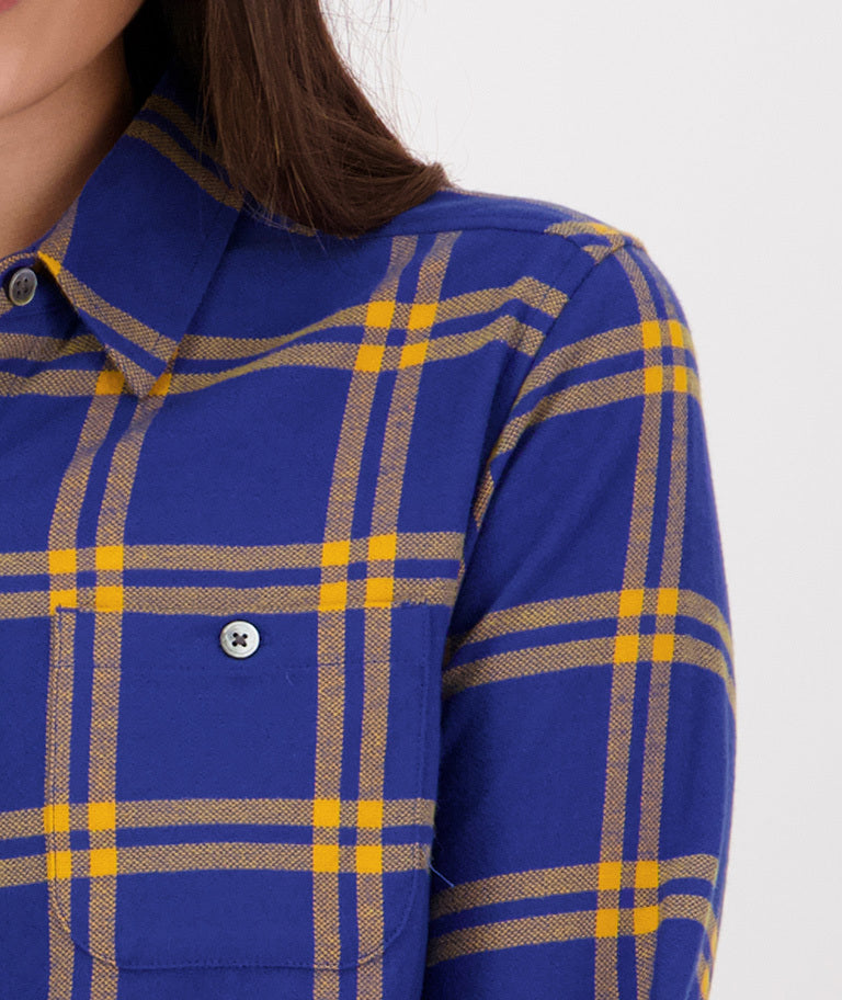 Swanndri Womens Torrington L/S Shirt (SW232535W) Gold [SD] 