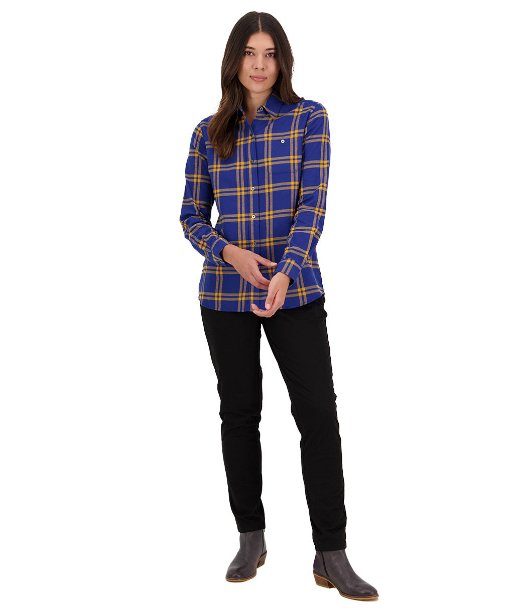 Swanndri Womens Torrington L/S Shirt (SW232535W) Gold [SD] 
